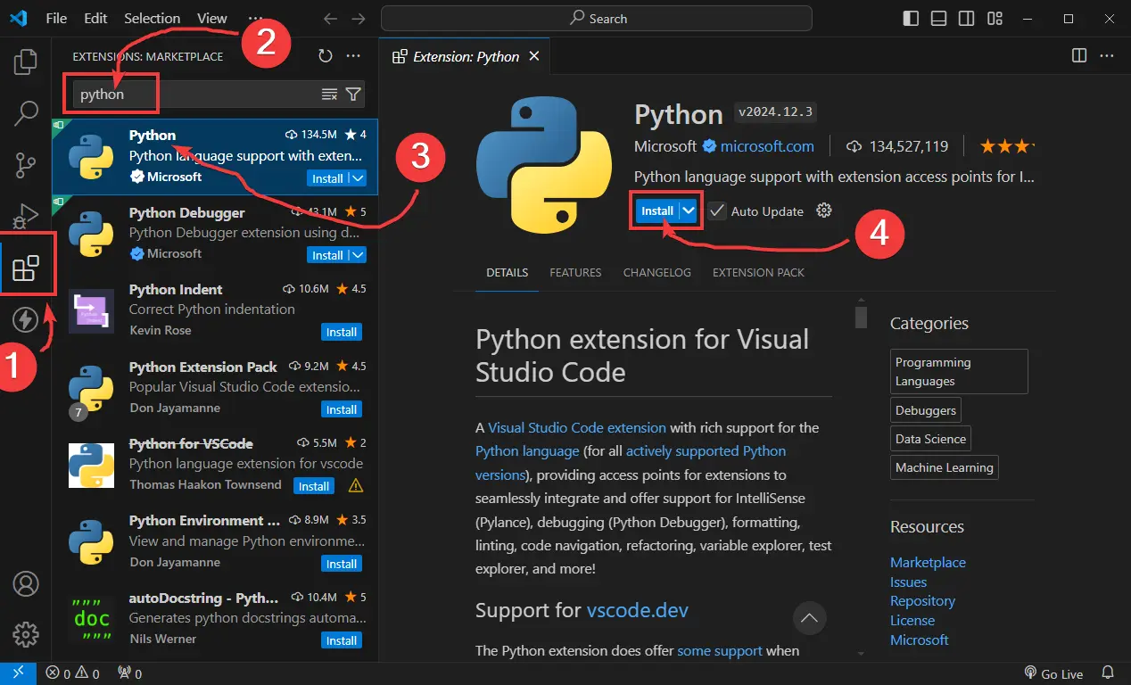 VSCode에서 Python 스크립트 실행하기: 설치부터 설정까지 완벽 가이드 | AI코딩월드