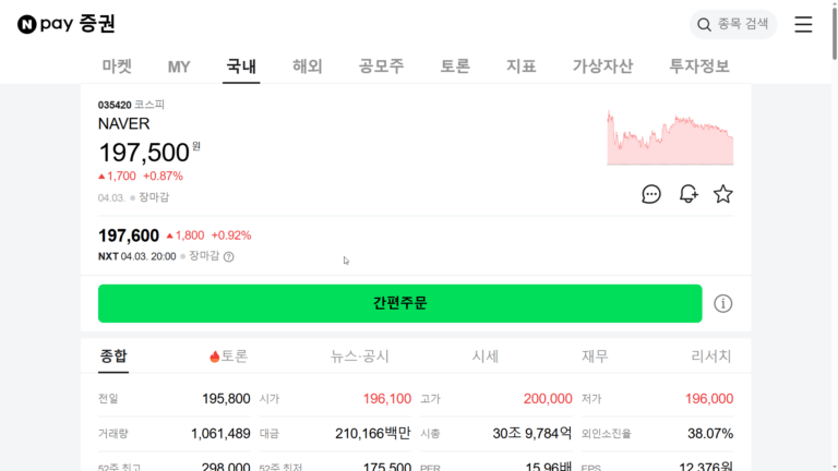 네이버 실시간 주가 확인하기 완벽 가이드