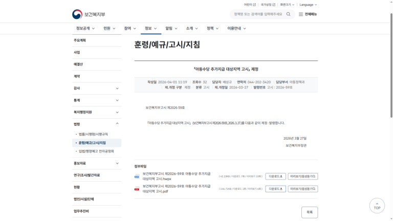 민생지원금 3차 고유가 피해지원금 수령을 위한 인구감소지역 우대지역 특별지역 구분 고시