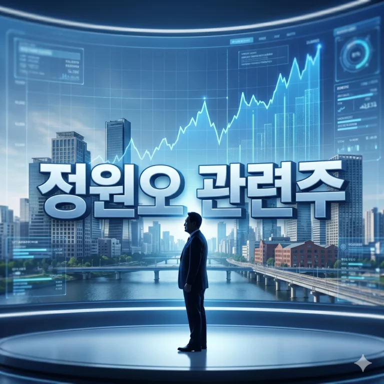 정원오 서울시장 관련주 대장주 TOP 13 민주당 차기 대권 잠룡 수혜주 분석 및 향후 전망