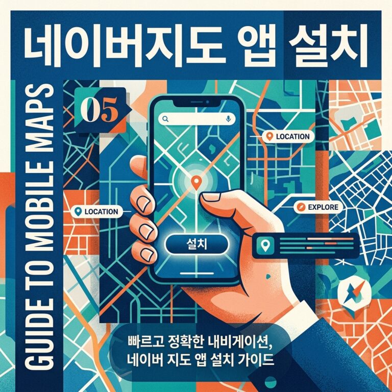 네이버지도 앱 설치하기 및 상세 가이드