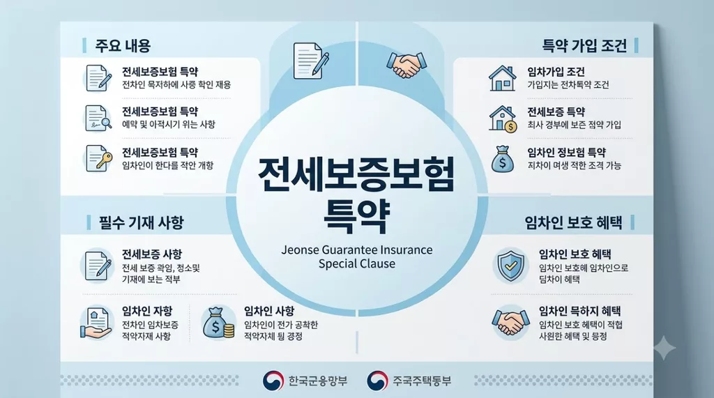 전세보증보험 특약 작성법, HUG 심사 거절 시 계약금 100% 돌려받는 문구
