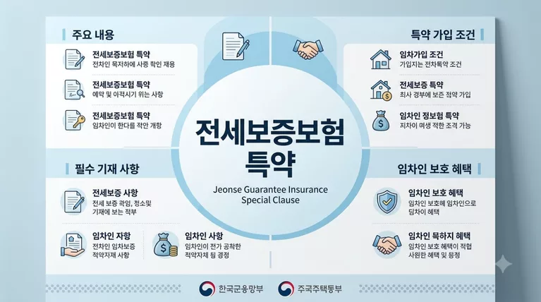 전세보증보험 특약 작성법, HUG 심사 거절 시 계약금 100% 돌려받는 문구
