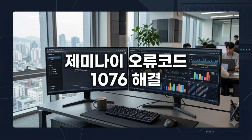 제미나이 오류코드 1076 해결방법 및 뜨는이유 1분 복구 가이드