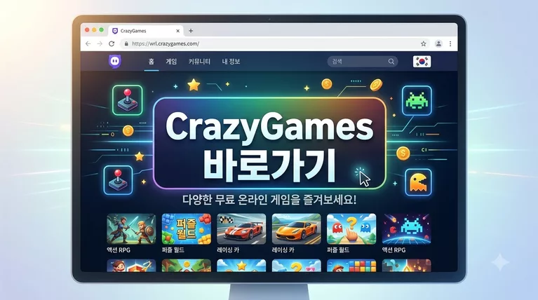 무료 온라인 게임 포털 CrazyGames 바로가기 및 브라우저 게임 이용 가이드
