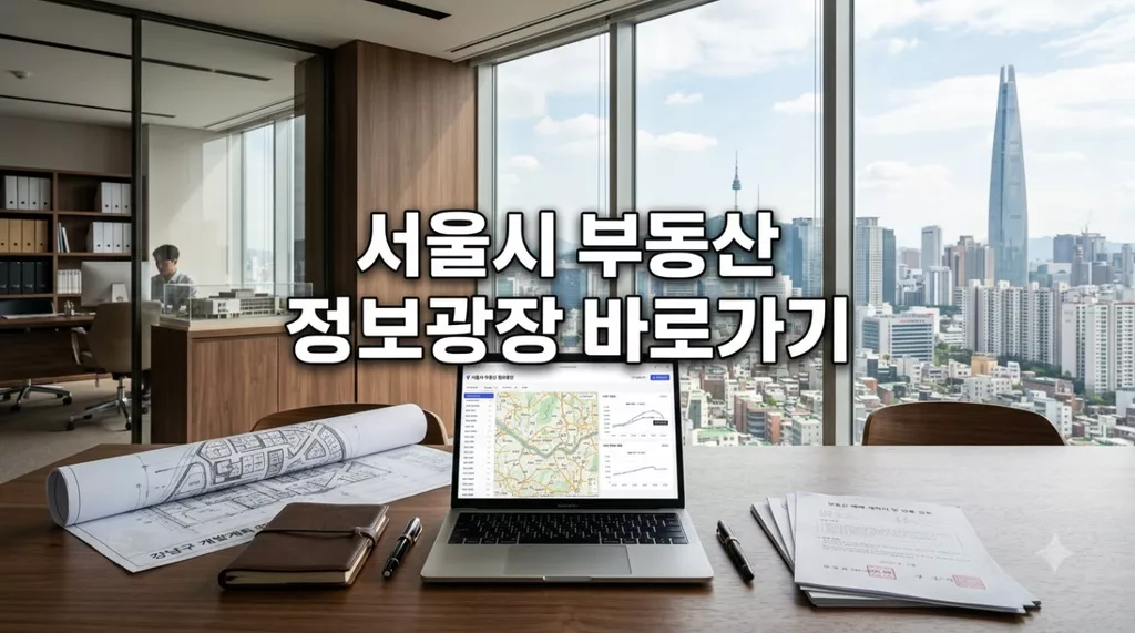 서울시 부동산 정보광장 홈페이지 바로가기(https://land.seoul.go.kr)