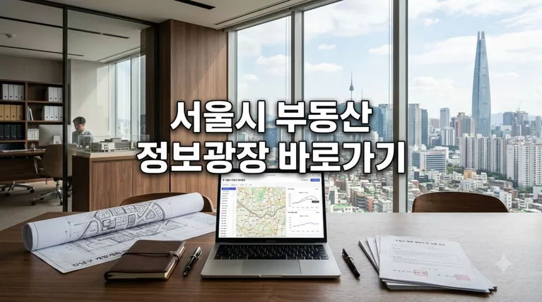 서울시 부동산 정보광장 홈페이지 바로가기(https://land.seoul.go.kr)