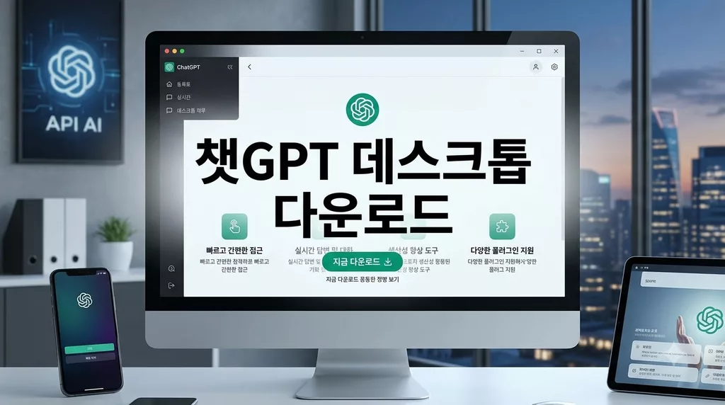 챗GPT 데스크톱 다운로드 바로가기 및 윈도우 맥 공식 설치 가이드
