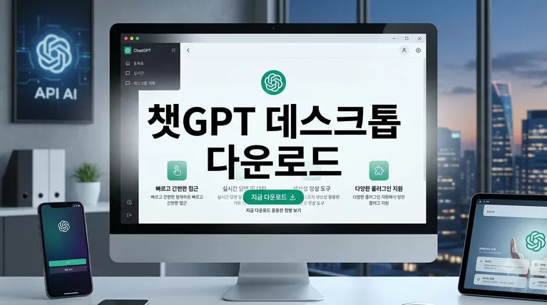 챗GPT 데스크톱 다운로드 바로가기 및 윈도우 맥 공식 설치 가이드