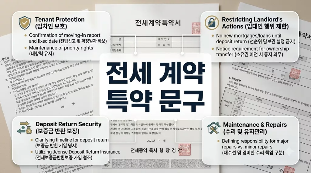 전세 계약 특약 문구 작성법, 대출 미승인 시 계약금 전액 반환받는 표준 조항