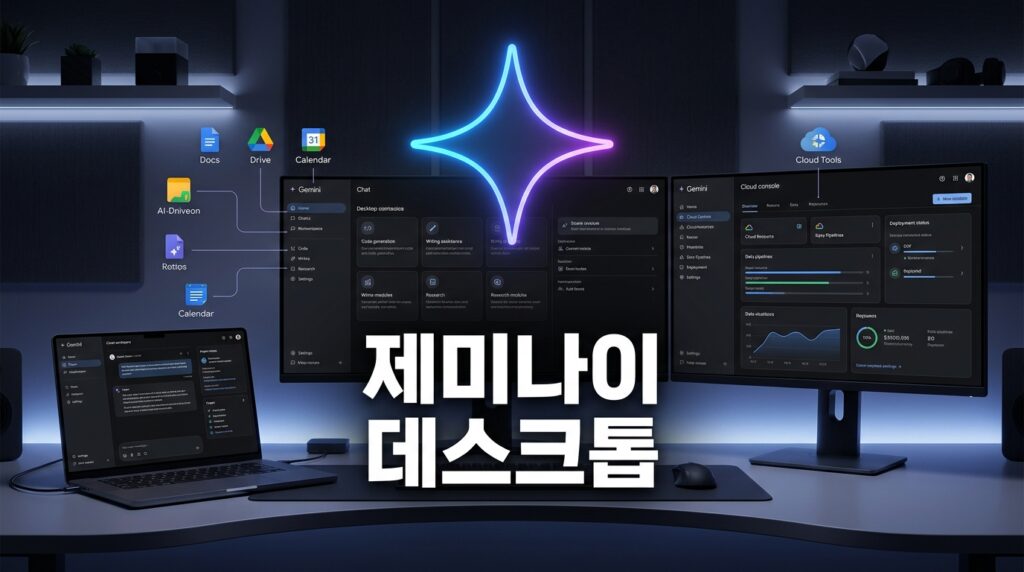 제미나이 데스크톱 앱 총정리: 웹과 다른 점부터 설치·단축키·요금까지