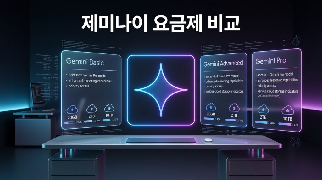 제미나이 유료 요금제 비교: 구글 AI 플러스·프로·울트라 차이 3가지 