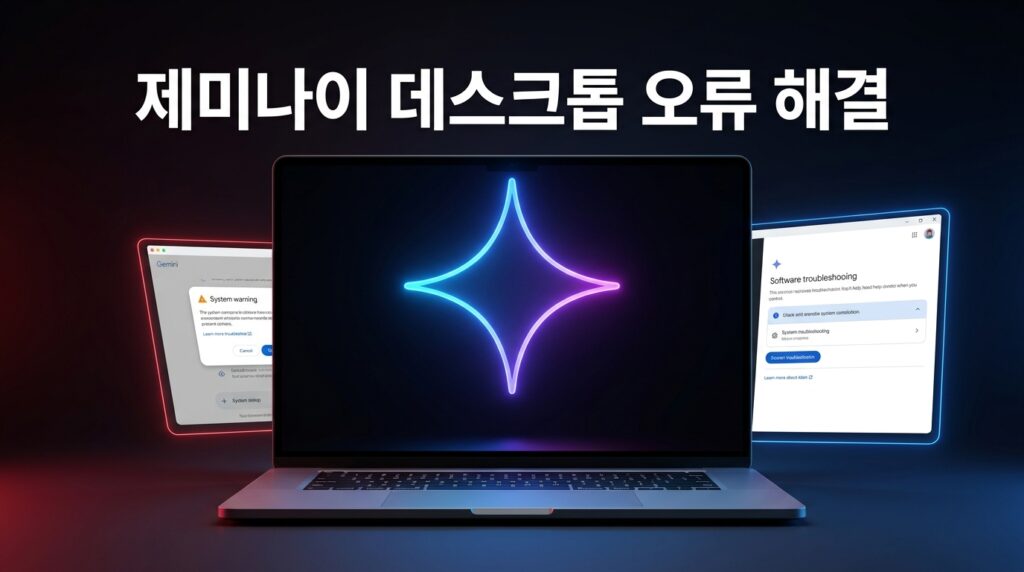 제미나이 데스크톱 설치 안 됨·로그인 오류 해결 방법 5가지
